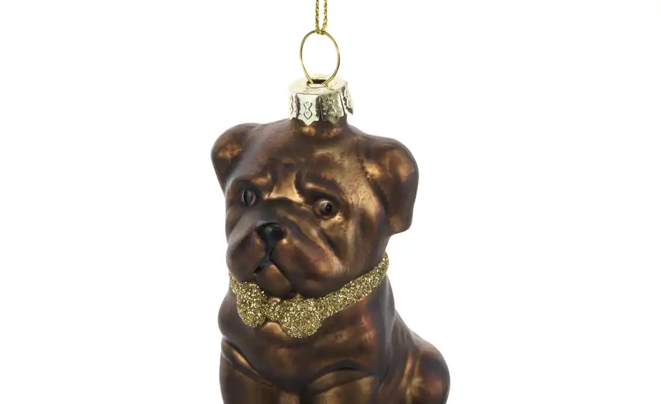 HOME STORY Weihnachtsbaumschmuck Hund, Detailansicht