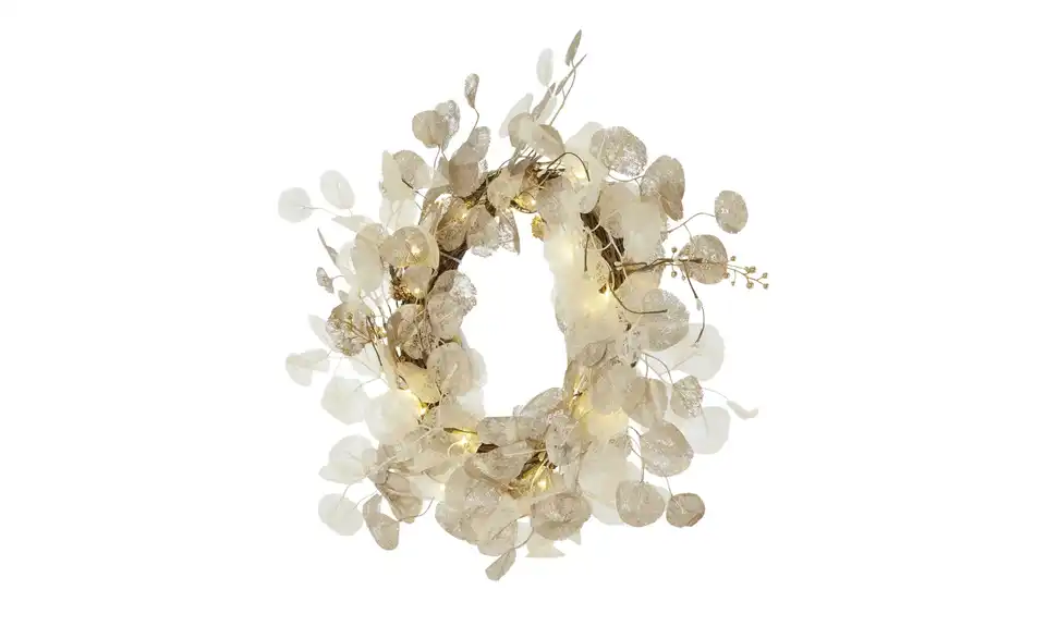 LED Kranz, Beleuchtet