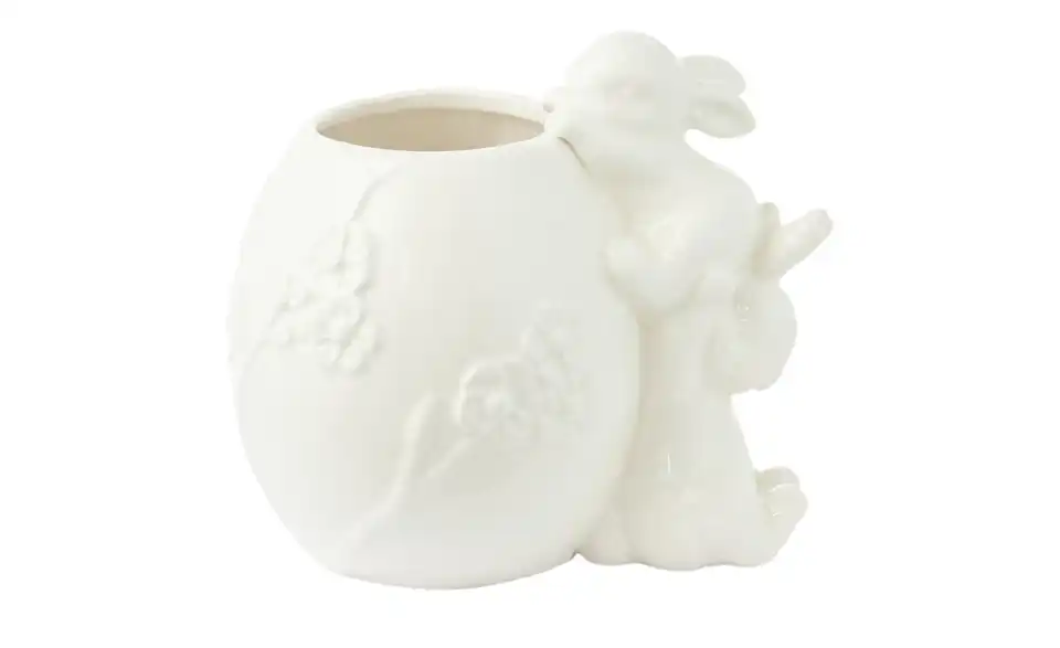 HOME STORY Vase mit Osterhase, Frontansicht