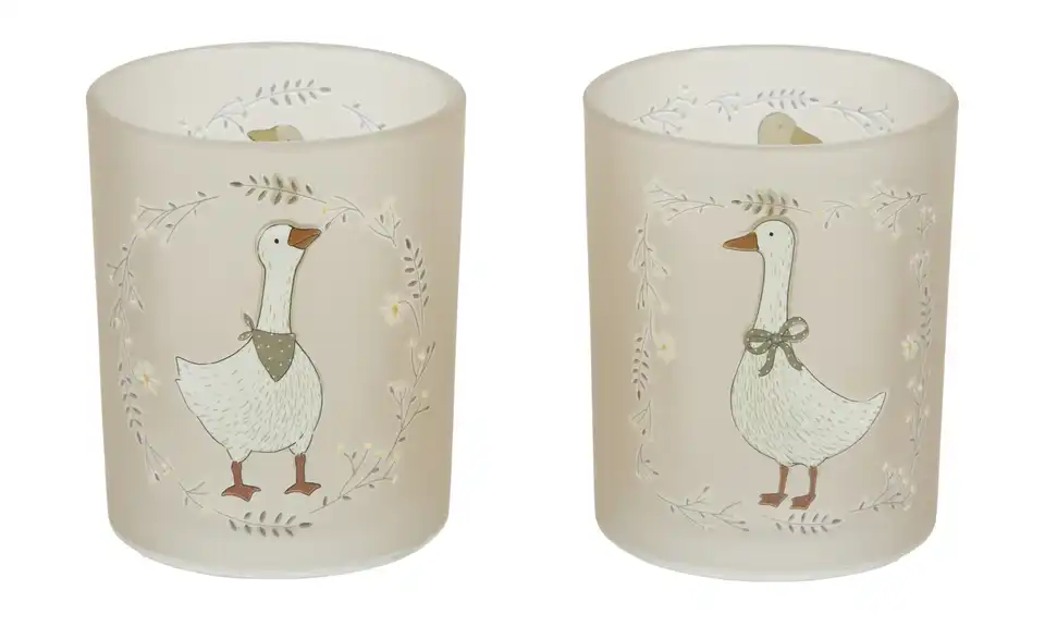 Windlicht Goosie, sortiert, Frontansicht