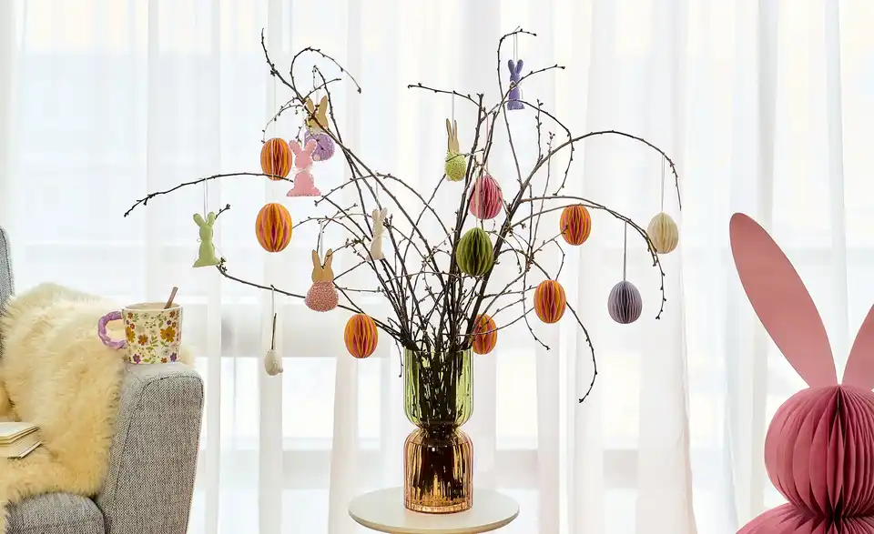 Osteranhänger, 6er Set, in Wohnsituation