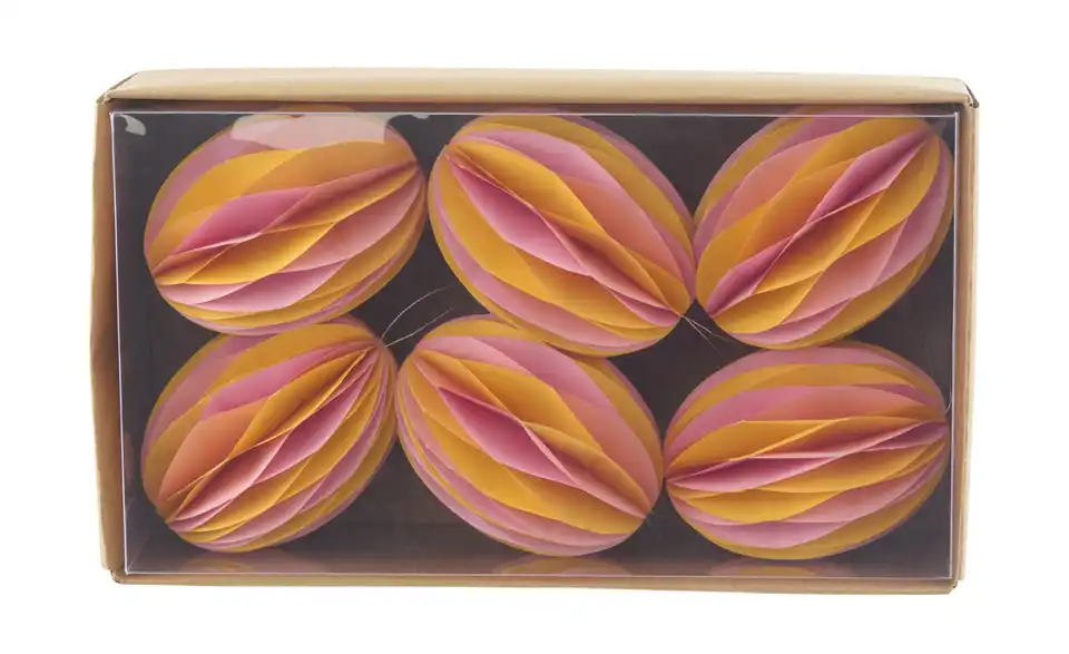 Osteranhänger, 6er Set, Frontansicht