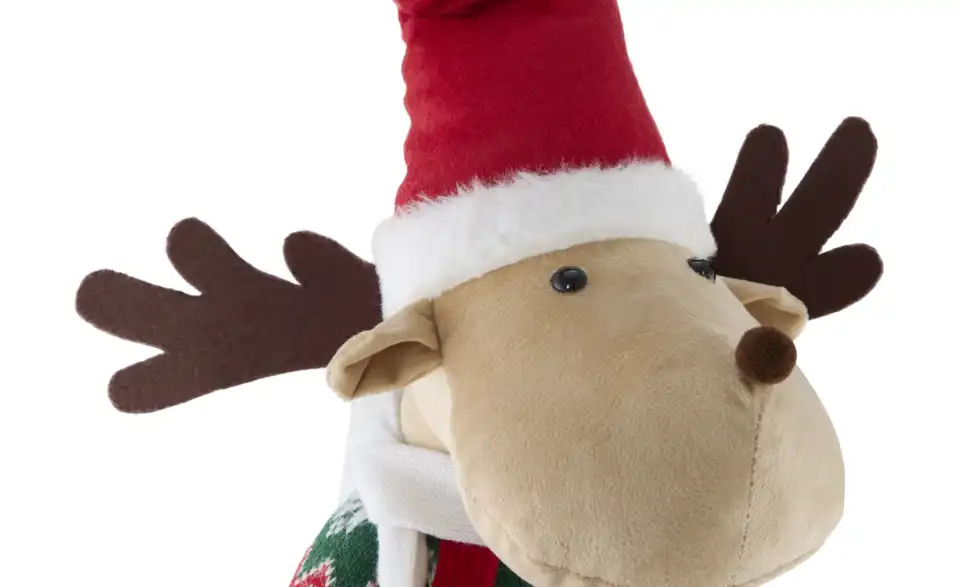 HOME STORY Figur Weihnachtsrentier, Detailansicht