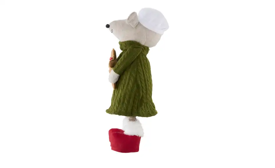 HOME STORY Figur Weihnachtsmaus, Profilansicht