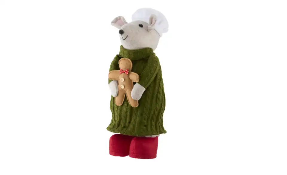 HOME STORY Figur Weihnachtsmaus, Funktionsansicht