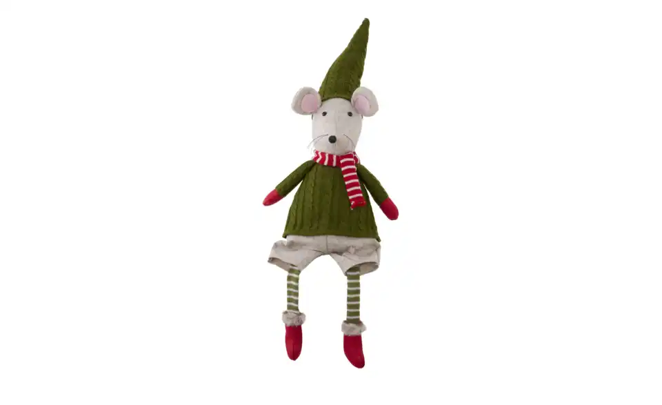HOME STORY Figur Weihnachtsmaus, Frontansicht