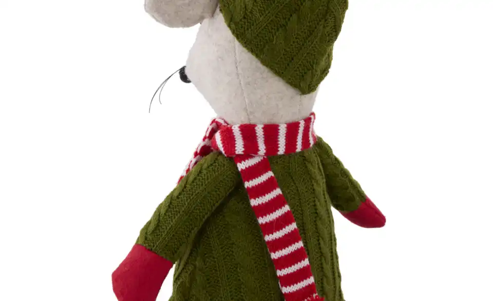 HOME STORY Figur Weihnachtsmaus, Detailansicht
