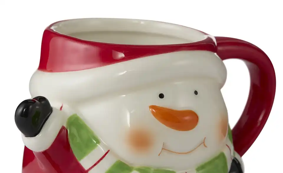 HOME STORY Tasse Schneemann, Detailansicht