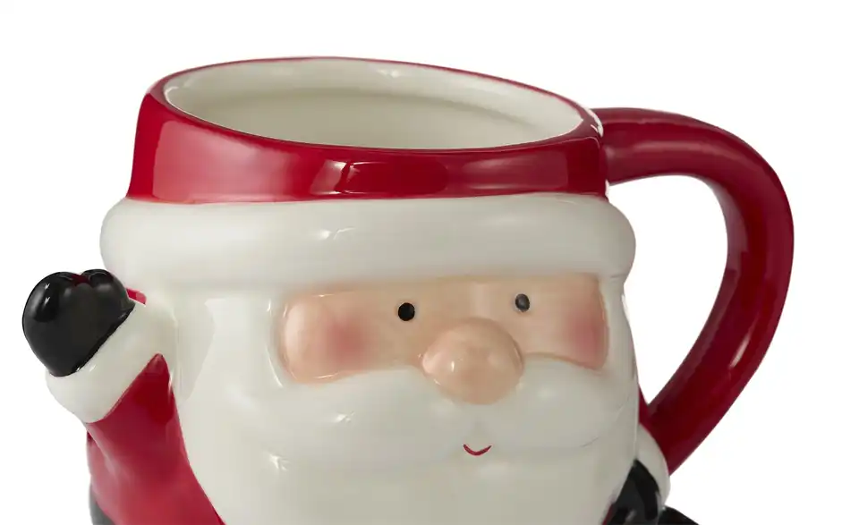 HOME STORY Tasse Weihnachtsmann, Detailansicht
