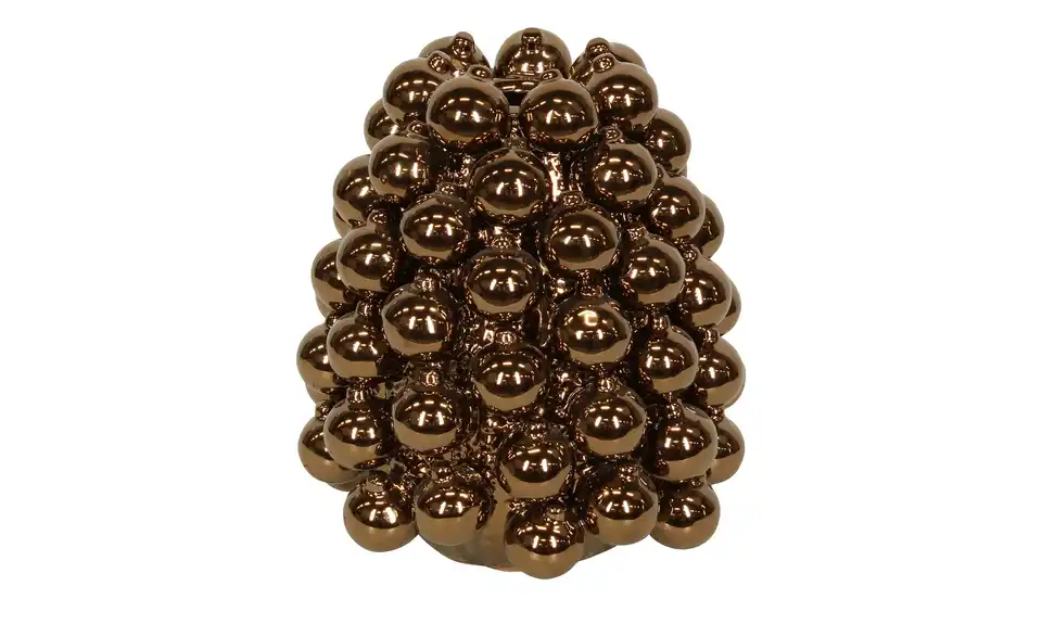 Vase Weihnachtskugeln, Frontansicht