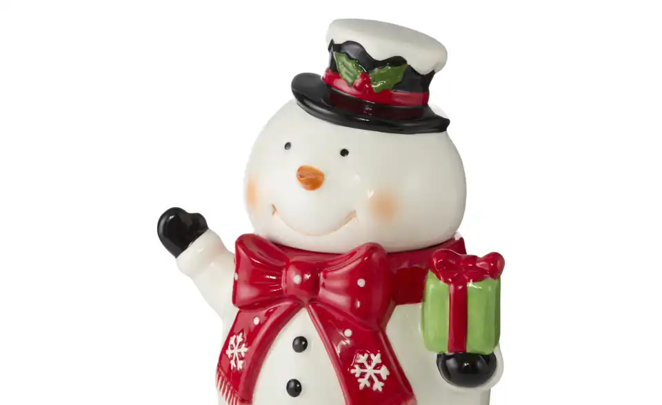 HOME STORY Keksdose Schneemann, Detailansicht