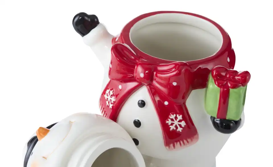 HOME STORY Keksdose Schneemann, Detailansicht