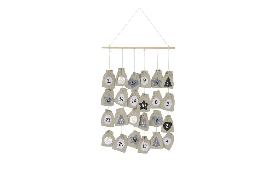 Adventskalender, Frontansicht