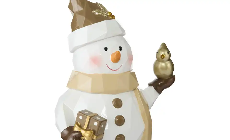 HOME STORY Dekofigur Schneemann, Detailansicht