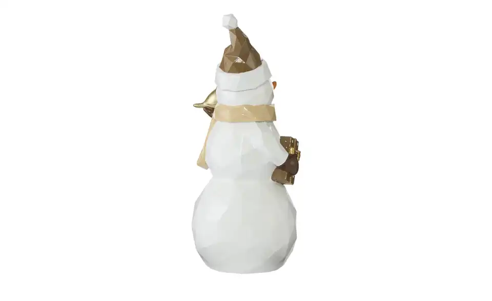 HOME STORY Dekofigur Schneemann, Rückansicht