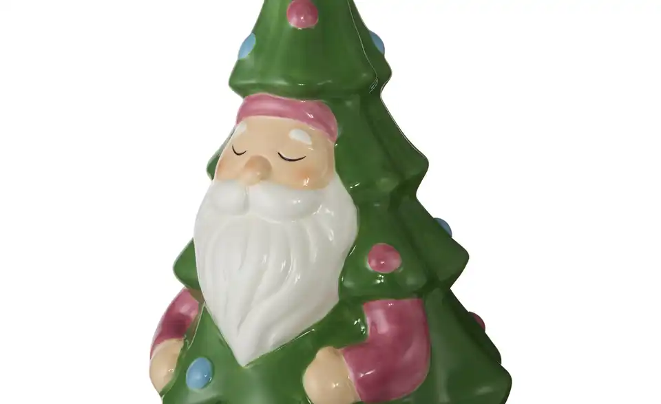 HOME STORY Dekofigur Santa im Baum, Detailansicht