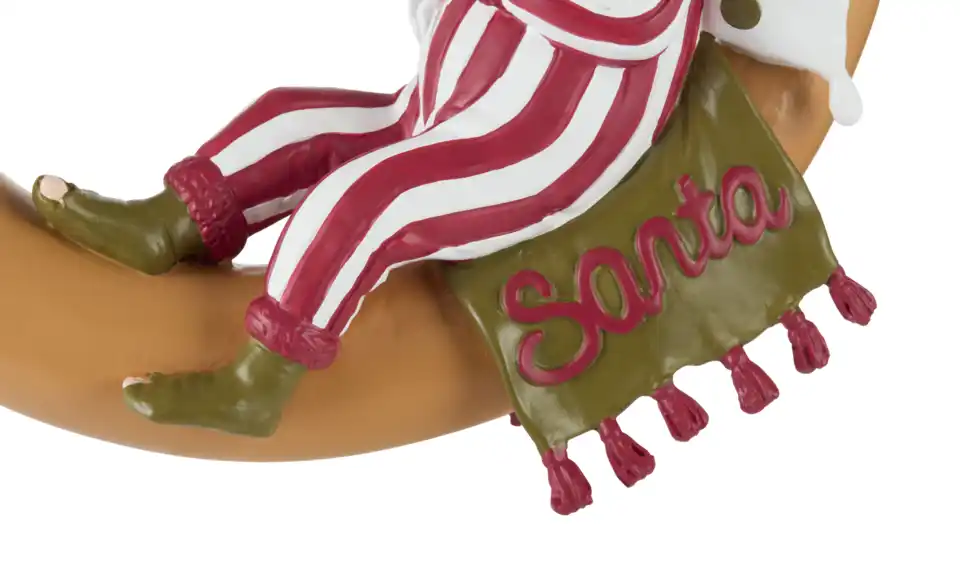 HOME STORY Anhänger Santa auf Mond, Detailansicht