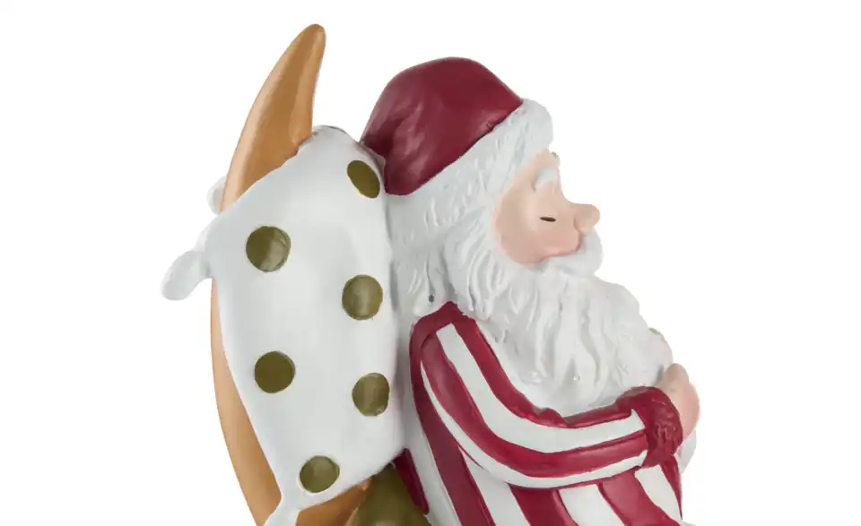 HOME STORY Anhänger Santa auf Mond, Detailansicht