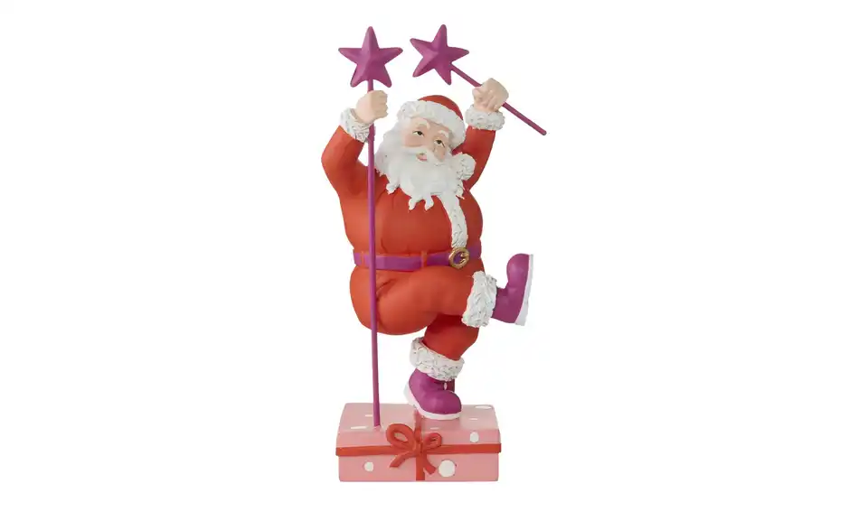 HOME STORY Dekofigur Santa, Frontansicht