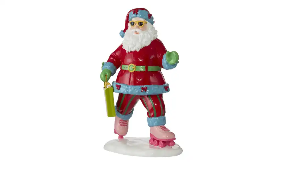 HOME STORY Dekofigur Santa auf Inliner, Perspektive
