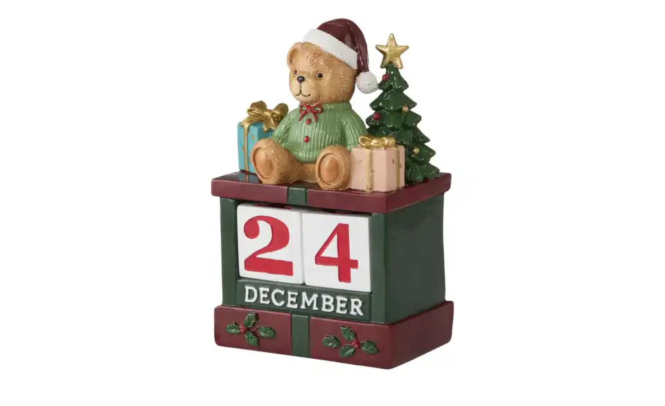 HOME STORY Bärenfigur mit Kalender, Perspektive