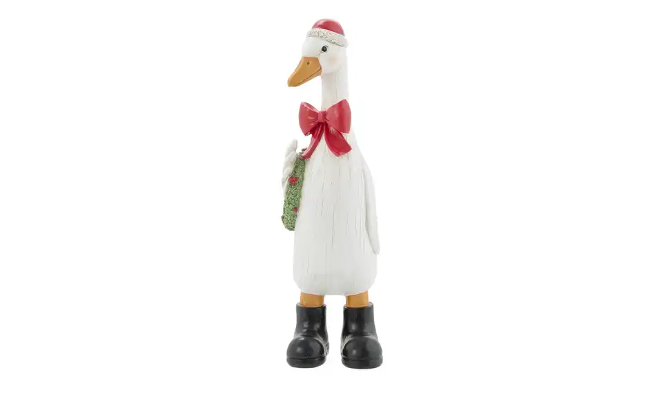 HOME STORY Deko Figur Gans, Frontansicht