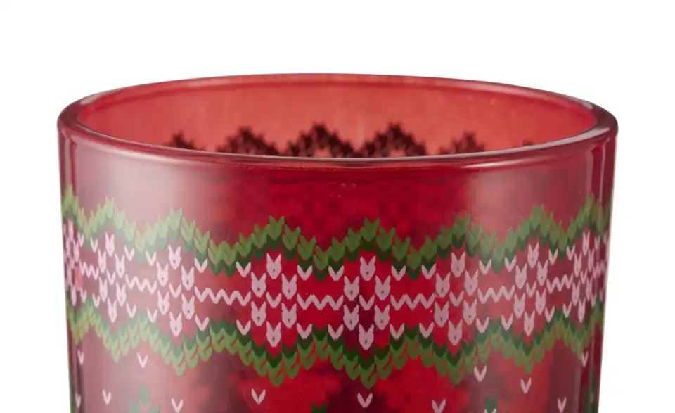 HOME STORY Teelichtglas Tannen, Detailansicht
