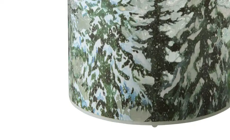 HOME STORY LED Windlicht mit Tannen, Detailansicht
