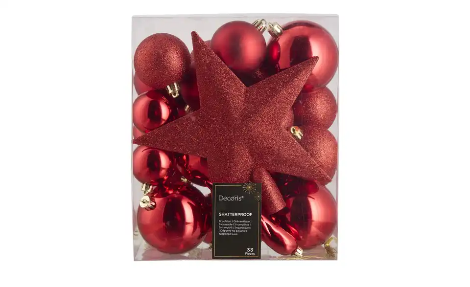 Weihnachtskugeln, 33er Set, in Wohnsituation