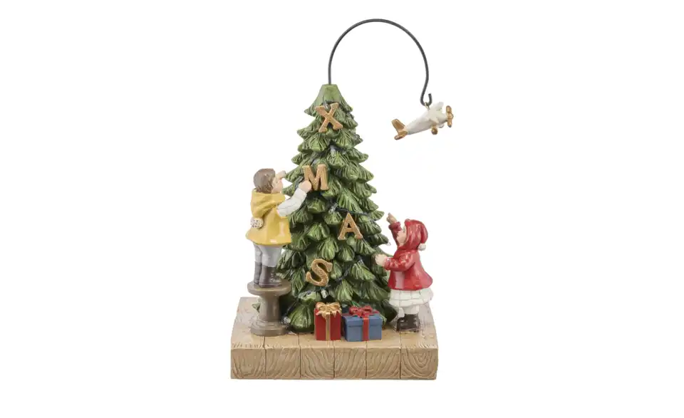 HOME STORY LED geschmückter Baum, Frontansicht