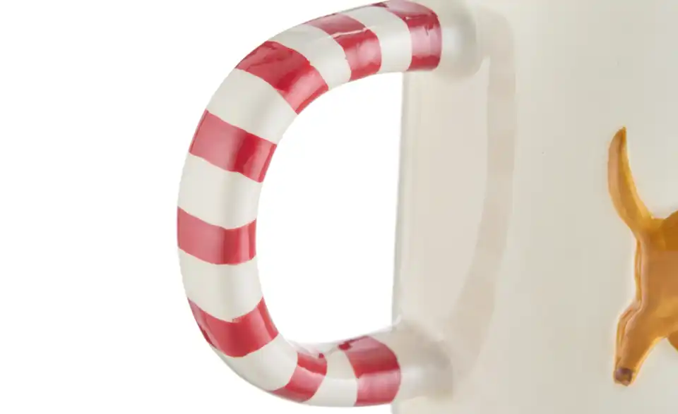 HOME STORY Weihnachtstasse Dackel, Detailansicht