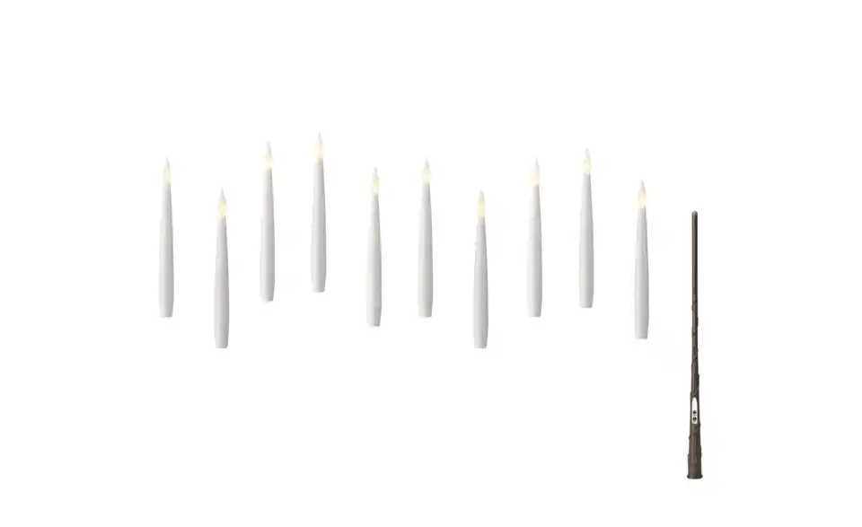 LED schwebende Kerzen, 10er Set, Beleuchtet