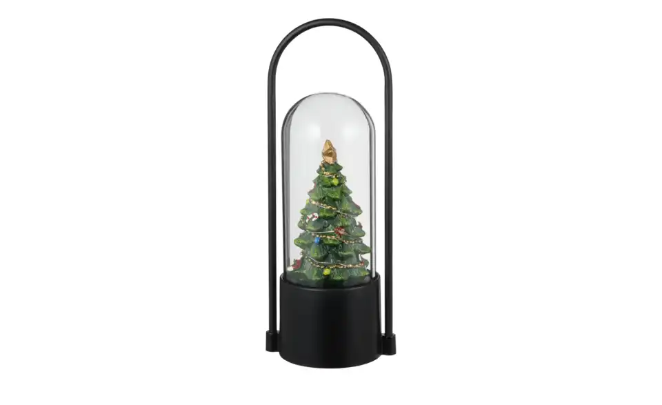LED Laterne Weihnachtsbaum, Frontansicht