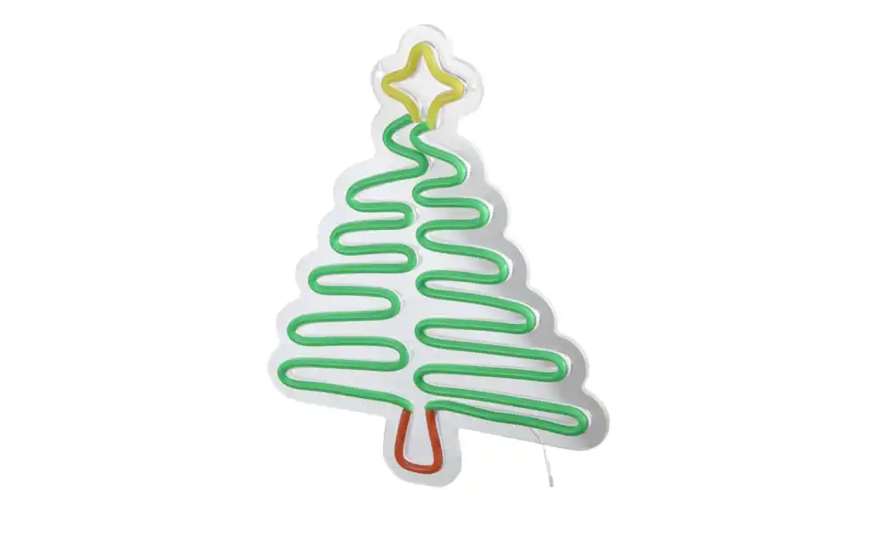 LED Neonschild Weihnachtsbaum, Perspektive