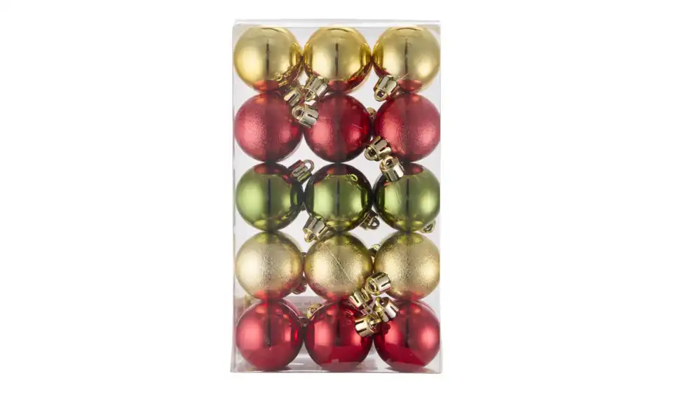 Weihnachtsbaumkugeln, 3er Set, in Wohnsituation