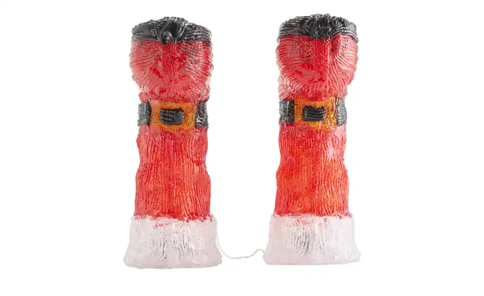 LED Weihnachtsstiefel, Frontansicht