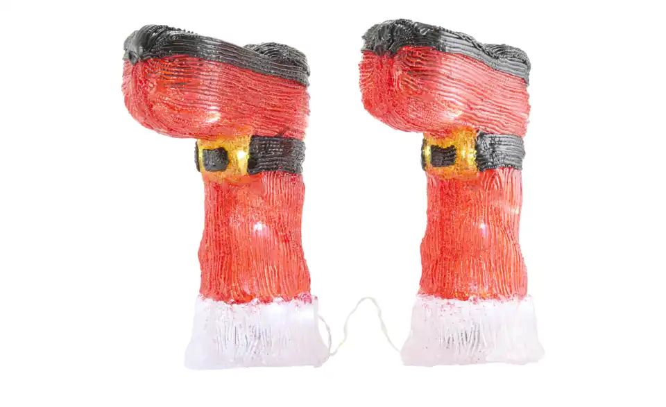 LED Weihnachtsstiefel, Beleuchtet