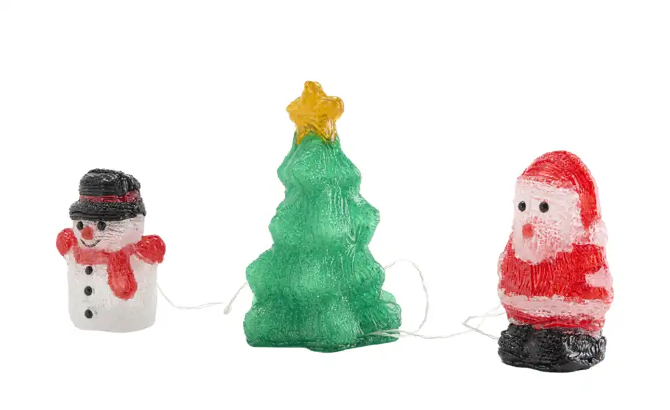 LED Weihnachtsfiguren, 3er Set, Perspektive