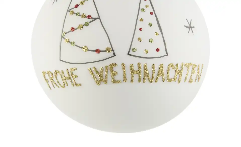 Weihnachtsbaumkugel, Detailansicht