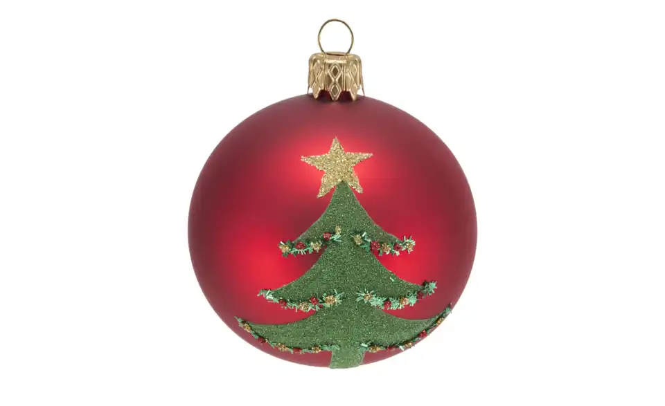 Weihnachtsbaumkugel Tanne, Frontansicht