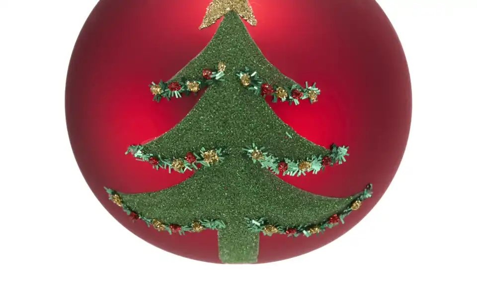 Weihnachtsbaumkugel Tanne, Detailansicht