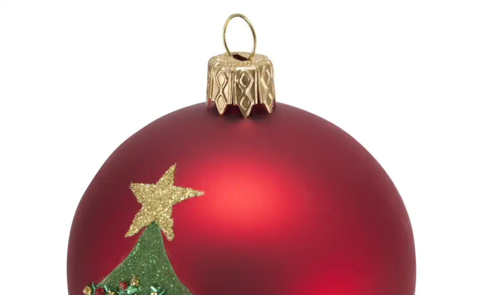 Weihnachtsbaumkugel Tanne, Detailansicht