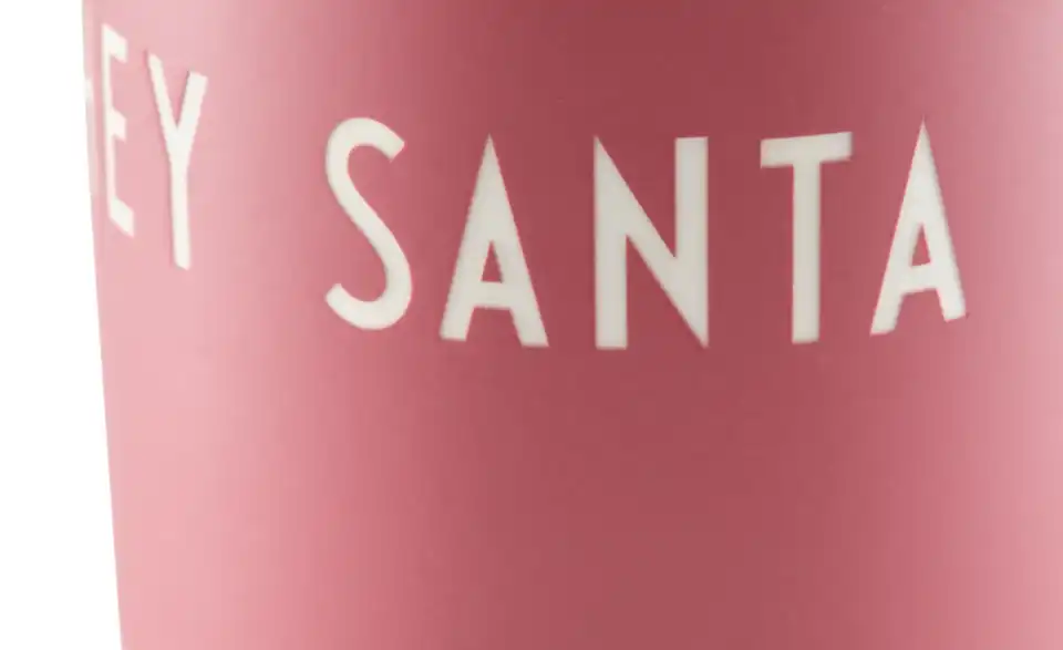 DESIGN LETTERS Becher Weihnachten, Detailansicht