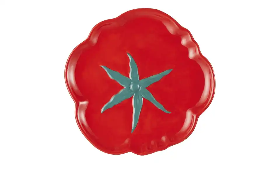 HOME STORY Teller Tomate, Frontansicht