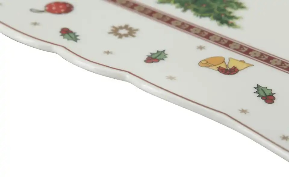 Peill+Putzler Servierplatte Santa Weihnachtsgeschirr, Detailansicht