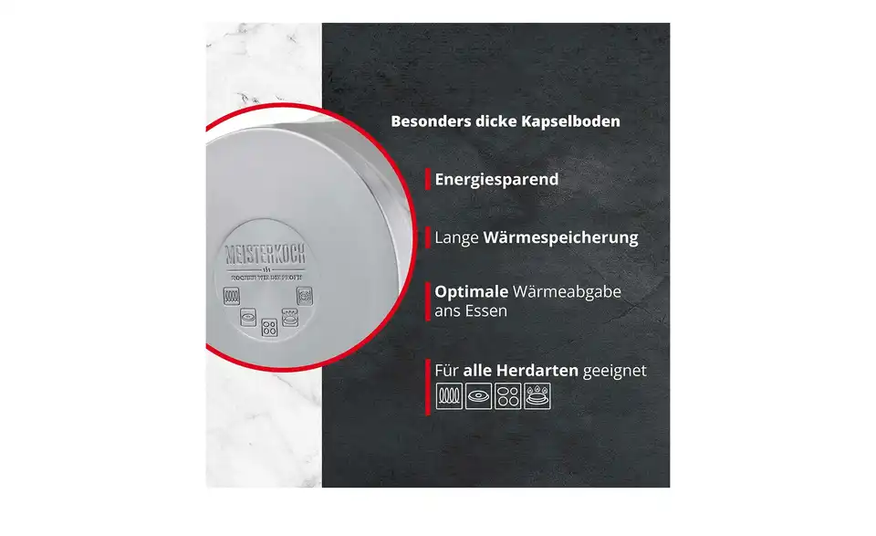 Meisterkoch Topfset MODUS, Bild mit Text