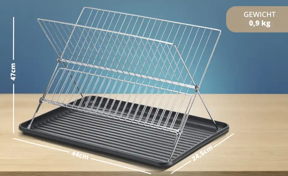 KHG Abtropfgestell mit Abtropfschale, Bild mit Text