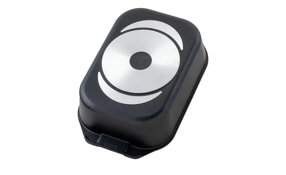 KHG Aromabräter aus Aluguss eckig, Rückansicht