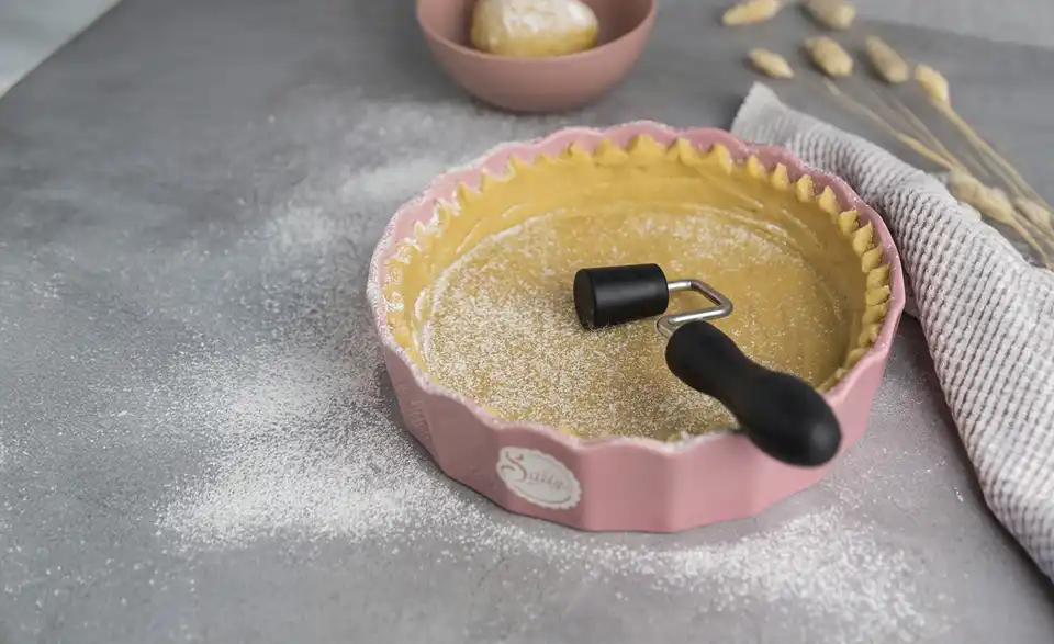 Sallys Backform- und Pizzateigroller, in Wohnsituation