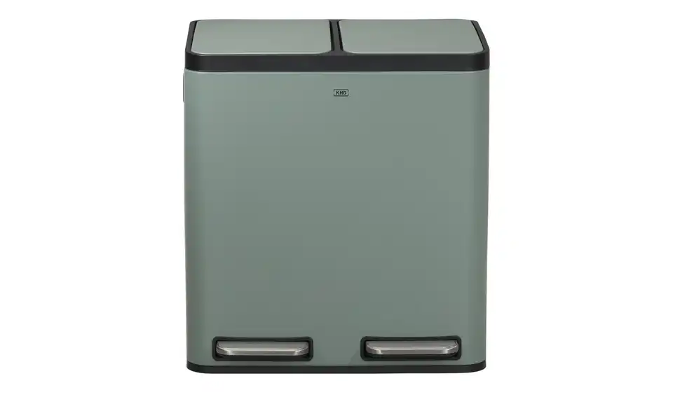 KHG Abfalleimer 2x15l, Frontansicht